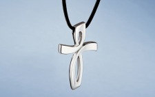 Nambe Cross Pendant in Sterling Silver